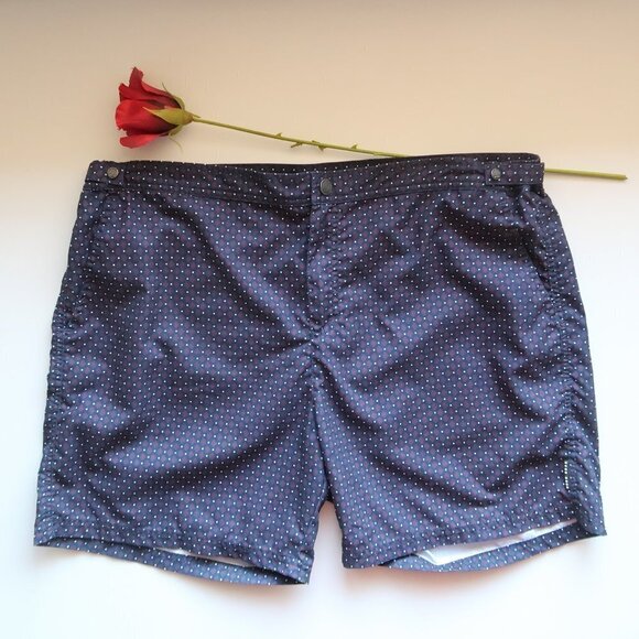 Hugo Boss Navy, White & Burgundy Summer Men's Shorts Size Extra Large XL